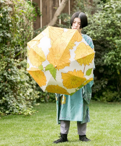 カヤ（カヤ）の「【カヤ】-SHIKI-四季 春風日傘 晴雨兼用（長傘・レディース・ネイビー/イエロー/ブルー/グリーン/イエロー系その他/ブルー系その他/レッド/バイオレット・FREE）」の15枚目の写真