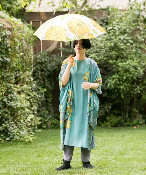 カヤ（カヤ）の「【カヤ】-SHIKI-四季 春風日傘 晴雨兼用（長傘・レディース・ネイビー/イエロー/ブルー/グリーン/イエロー系その他/ブルー系その他/レッド/バイオレット・FREE）」の16枚目の写真