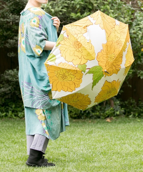 カヤ（カヤ）の「【カヤ】-SHIKI-四季 春風日傘 晴雨兼用（長傘・レディース・ネイビー/イエロー/ブルー/グリーン/イエロー系その他/ブルー系その他/レッド/バイオレット・FREE）」の19枚目の写真