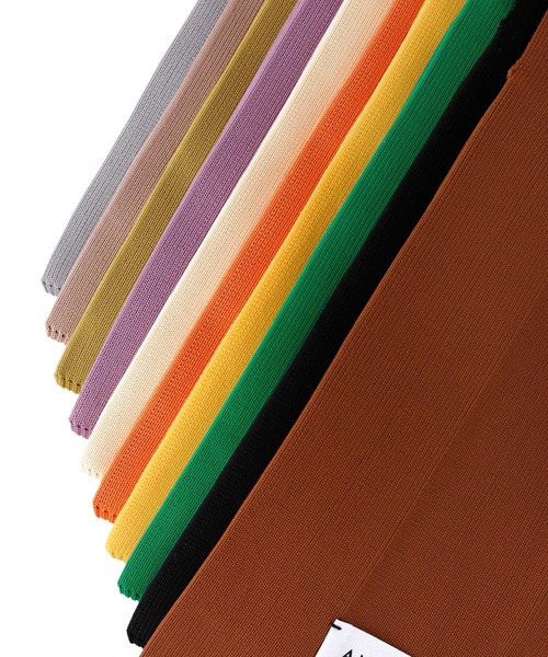 ANEMONE（アネモネ）の「シンプルニットのトートバッグ[S]（トートバッグ・レディース・ライトイエロー/ラベンダー/エメラルド/アイボリー/オレンジ/ライトピンク/ブラウン・FREE）」の20枚目の写真