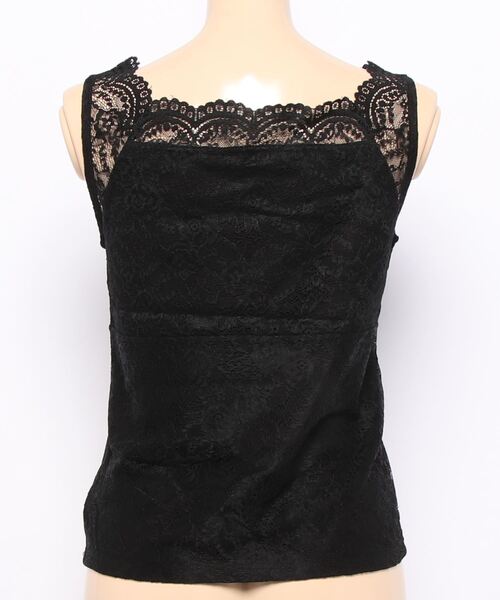 ROPE' PICNIC（ロペピクニック）の「前後2WAY総レースインナー（タンクトップ・レディース・ホワイト/ブラック/グレー・38/40）」の5枚目の写真