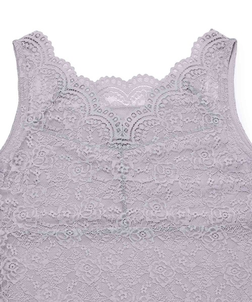 ROPE' PICNIC（ロペピクニック）の「前後2WAY総レースインナー（タンクトップ・レディース・ホワイト/ブラック/グレー・38/40）」の17枚目の写真