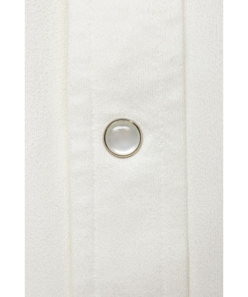 HIGH STREET（ハイストリート）の「HIGH STREET∴ポリエステルスエード七分袖ウエスタン風シャツ（シャツ/ブラウス・メンズ・アイボリー/ピンク/グレー系その他・L/M/S）」の18枚目の写真