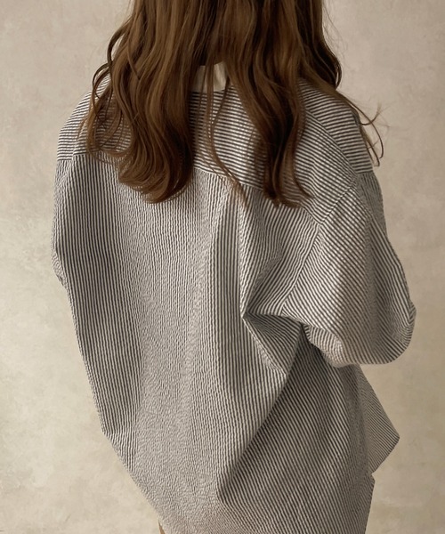 apres jour clair(アプレジュールクレア)の「【apres jour clair】アソートバンドカラーシャツ【ZOZOTOWN限定アイテム】(シャツ/ブラウス・レディース・ベージュ/ネイビー/アイボリー/ブラウン系その他・X-LARGE/フリー)」の17枚目の写真