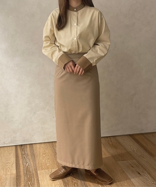 apres jour clair(アプレジュールクレア)の「【apres jour clair】アソートバンドカラーシャツ【ZOZOTOWN限定アイテム】(シャツ/ブラウス・レディース・ベージュ/ネイビー/アイボリー/ブラウン系その他・X-LARGE/フリー)」の18枚目の写真