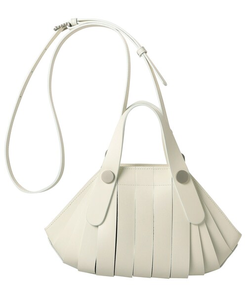 HIROKO HAYASHI（ヒロコハヤシ）の「◆OSSO VIVO(オッソ ヴィーヴォ)2wayバッグ（ハンドバッグ・レディース・オフホワイト/ブラック/グリーン/ブルー・00）」の2枚目の写真