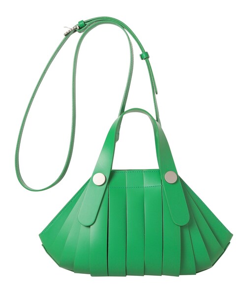 HIROKO HAYASHI（ヒロコハヤシ）の「◆OSSO VIVO(オッソ ヴィーヴォ)2wayバッグ（ハンドバッグ・レディース・オフホワイト/ブラック/グリーン/ブルー・00）」の3枚目の写真