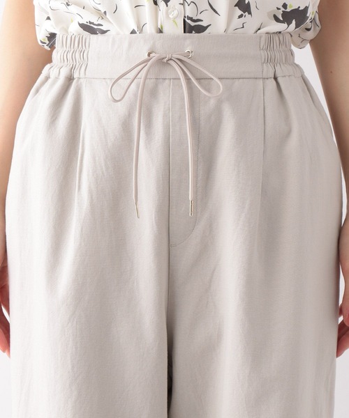 GLOBAL WORK（グローバルワーク）の「フレンチリネン混イージーパンツ/272404（その他パンツ・レディース・ブラック/オレンジ/グレイッシュベージュ/グリーン/ダークブラウン・MEDIUM/LARGE/SMALL）」の19枚目の写真