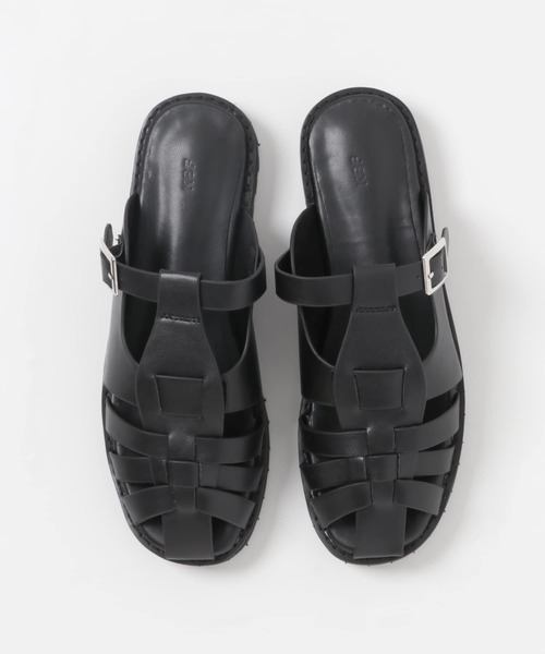 KBF（ケイビーエフ）の「グルカサンダル（サンダル・レディース・オフホワイト/ブラック・37/36/38）」の7枚目の写真