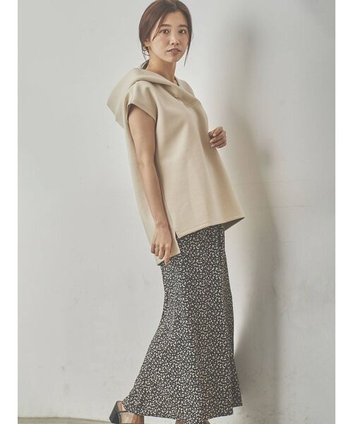 COTORICA（コトリカ）の「フレンチスリーブパーカ【セットアップ対応】（パーカー・レディース・アイボリー/ブラック/ブルー・SMALL/MEDIUM）」の7枚目の写真