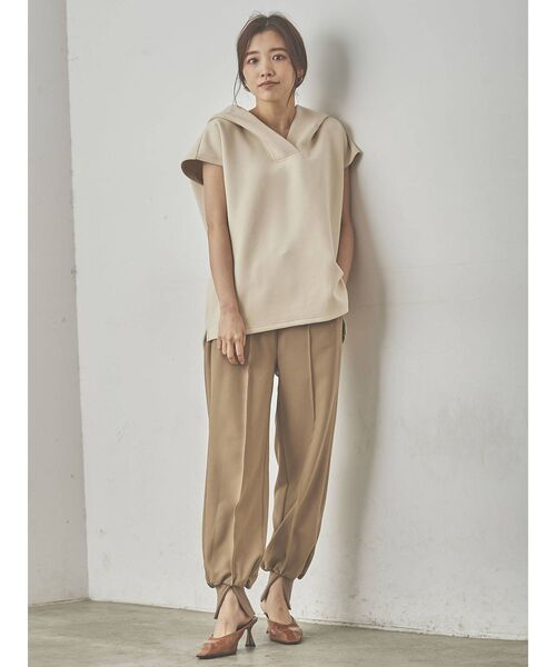 COTORICA（コトリカ）の「フレンチスリーブパーカ【セットアップ対応】（パーカー・レディース・アイボリー/ブラック/ブルー・SMALL/MEDIUM）」の9枚目の写真