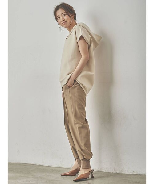 COTORICA（コトリカ）の「フレンチスリーブパーカ【セットアップ対応】（パーカー・レディース・アイボリー/ブラック/ブルー・SMALL/MEDIUM）」の10枚目の写真