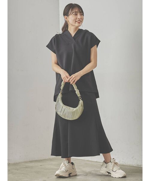 COTORICA（コトリカ）の「フレンチスリーブパーカ【セットアップ対応】（パーカー・レディース・アイボリー/ブラック/ブルー・SMALL/MEDIUM）」の22枚目の写真