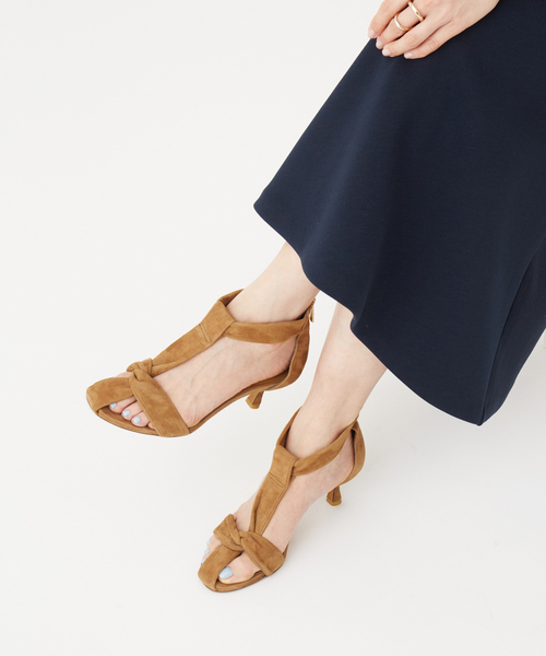 LE TALON(ルタロン)の「GRISE 6cmレザーチューブクロスサンダル(サンダル・レディース・ベージュ/キャメル/グリーン・SMALL/MEDIUM/LARGE/X-LARGE)」の3枚目の写真