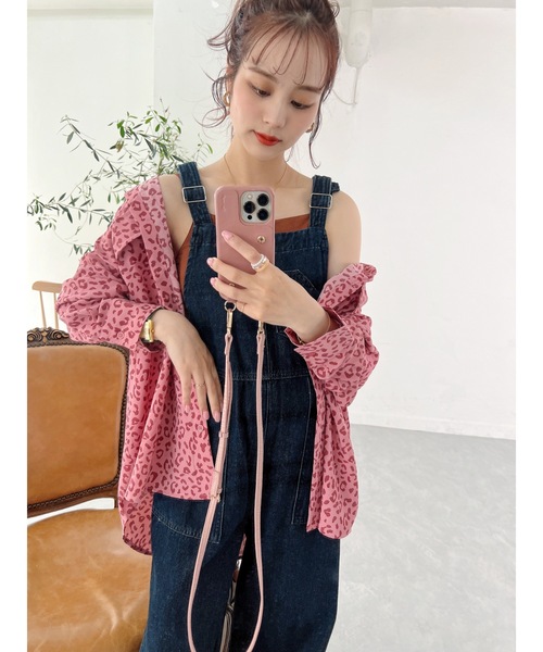 JUMELLE（ジュメロ）の「レオパードシャツ（シャツ/ブラウス・レディース・ピンク/クリーム・FREE）」の2枚目の写真