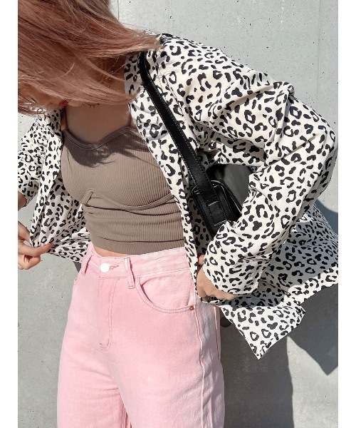 JUMELLE（ジュメロ）の「レオパードシャツ（シャツ/ブラウス・レディース・ピンク/クリーム・FREE）」の5枚目の写真