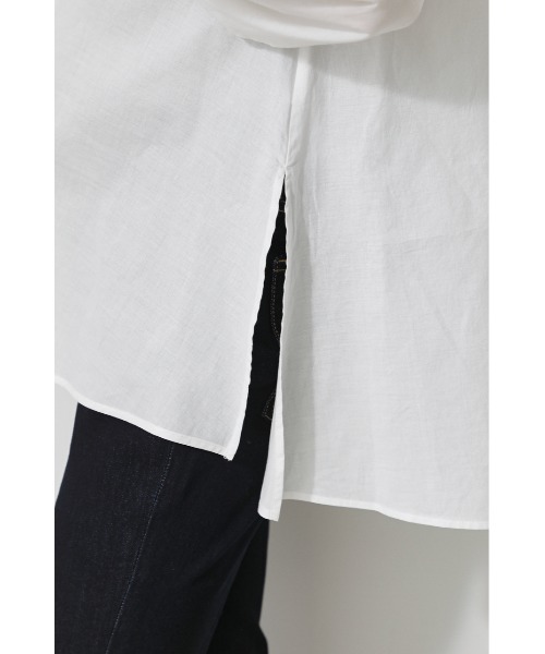 AZUL by moussy(アズールバイマウジー)の「EMBROIDERY RELAX BLOUSE/エンブロイダリーリラックスブラウス(シャツ/ブラウス・レディース・ホワイト/ブラック・SMALL/MEDIUM)」の12枚目の写真