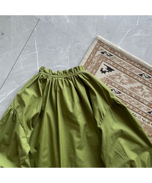 OWLLIDA apartment.(オルリダアパートメント)の「gather cotton blouse(シャツ/ブラウス・レディース・ホワイト/ケリー・FREE)」の9枚目の写真