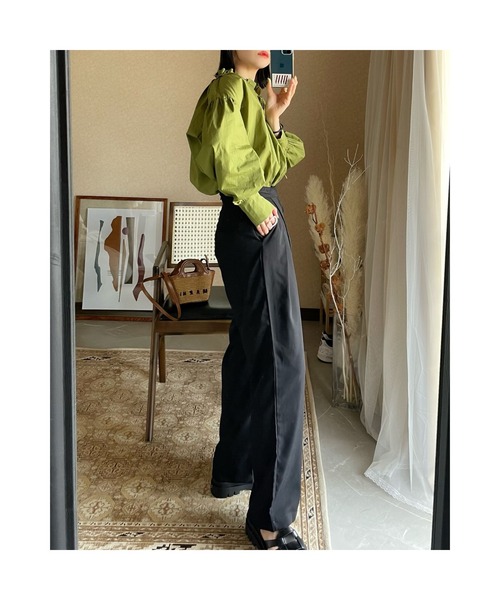 OWLLIDA apartment.(オルリダアパートメント)の「gather cotton blouse(シャツ/ブラウス・レディース・ホワイト/ケリー・FREE)」の17枚目の写真