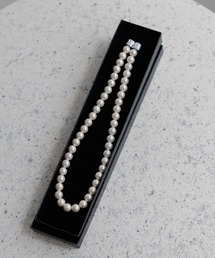 form forma（フォルムフォルマ）の「ゼクシィ9月号掲載≪マグネット式≫【慶弔両用】8mm玉貝パール一連ネックレス（ネックレス）」