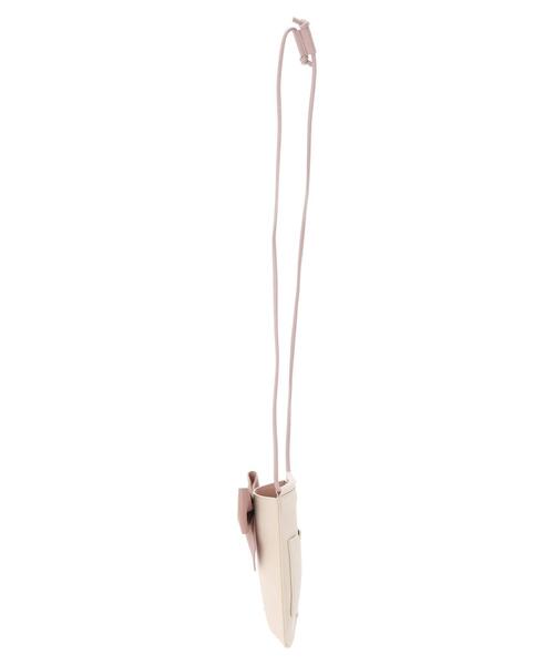 Maison de FLEUR（メゾンドフルール）の「リボンガジェットショルダーバッグ（ショルダーバッグ・レディース・アイボリー/ブラック・FREE）」の12枚目の写真