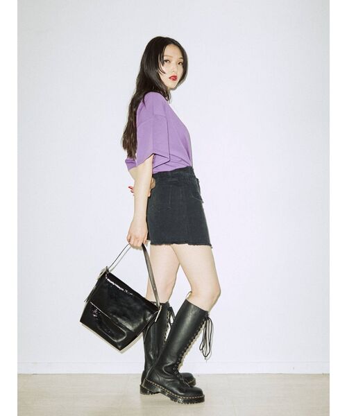 jouetie(ジュエティ)の「フロントボタンダブルスカパン(その他パンツ・レディース・ブラック/ピンク/ライトブルー・MEDIUM)」の9枚目の写真