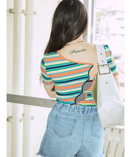 jouetie(ジュエティ)の「フロントボタンダブルスカパン(その他パンツ・レディース・ブラック/ピンク/ライトブルー・MEDIUM)」の14枚目の写真