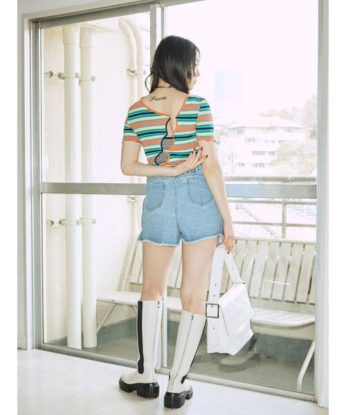 jouetie(ジュエティ)の「フロントボタンダブルスカパン(その他パンツ・レディース・ブラック/ピンク/ライトブルー・MEDIUM)」の17枚目の写真