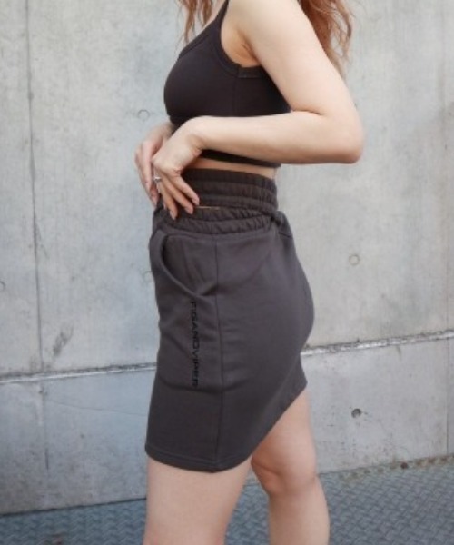 FIG&VIPER（フィグアンドバイパー）の「ダブルカットミニSK（スカート・レディース・ダークグレー/ライトベージュ・FREE）」の6枚目の写真