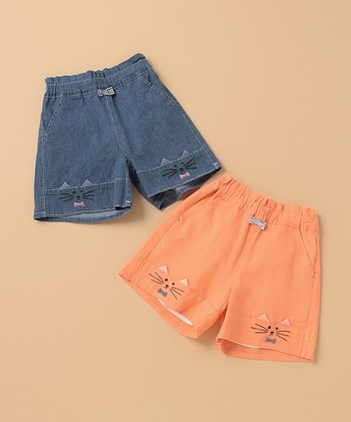 kladskap（クレードスコープ）の「裾ネコ4分丈パンツ（その他パンツ・キッズ・ピンク/サックスブルー・90cm/100cm/110cm/120cm）」の12枚目の写真