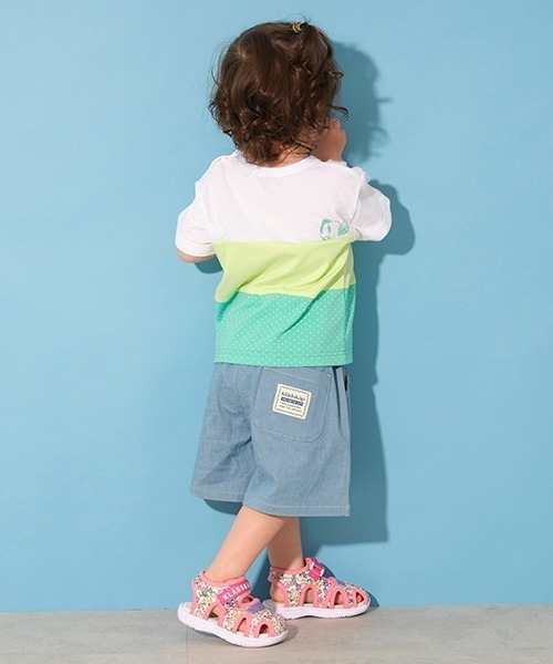 kladskap（クレードスコープ）の「裾ネコ4分丈パンツ（その他パンツ・キッズ・ピンク/サックスブルー・90cm/100cm/110cm/120cm）」の13枚目の写真