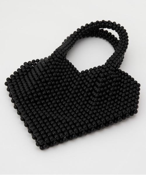 Casselini（キャセリーニ）の「Casselini(キャセリーニ)ハートビーズバッグ（ハンドバッグ・レディース・ブラック/シルバー/アイボリー・FREE）」の17枚目の写真