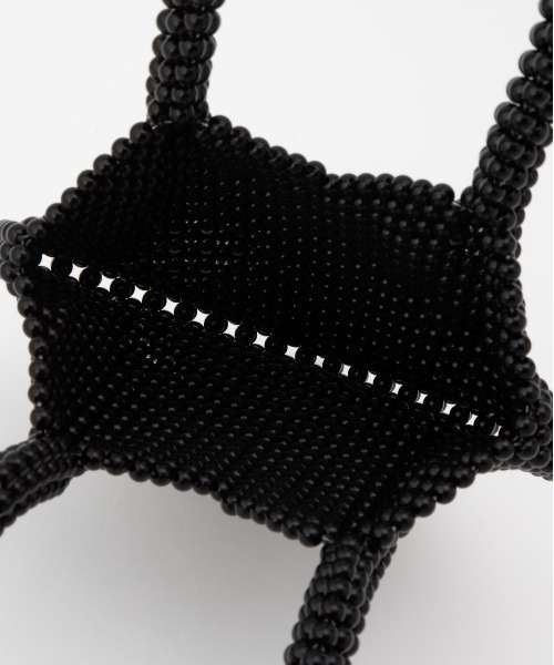 Casselini（キャセリーニ）の「Casselini(キャセリーニ)ハートビーズバッグ（ハンドバッグ・レディース・ブラック/シルバー/アイボリー・FREE）」の18枚目の写真