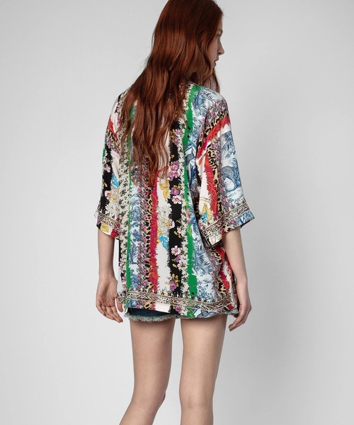ZADIG&VOLTAIRE(ザディグ エ ヴォルテール)の「TONG CDC MIX PRINT BROD(その他アウター・レディース・マルチ・S/M/XS)」の6枚目の写真