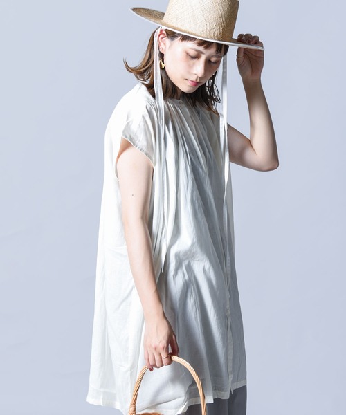 folka（フォルカ）の「【folka（フォルカ）】ギャザーブラウス（シャツ/ブラウス・レディース・オフホワイト/ブラック/ブラウン/ラベンダー・ONE SIZE）」の13枚目の写真