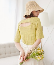 ANGIE | 前後2wayレイヤードデザイントップス(Tシャツ/カットソー)