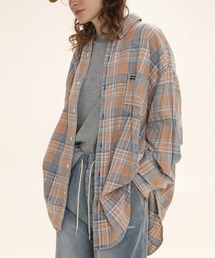 MASON  PRINCE オーバーサイズダメージチェックシャツ MASONPRINCE（メイソンプリンス）｜シャツ/ブラウス一覧 - WEAR
