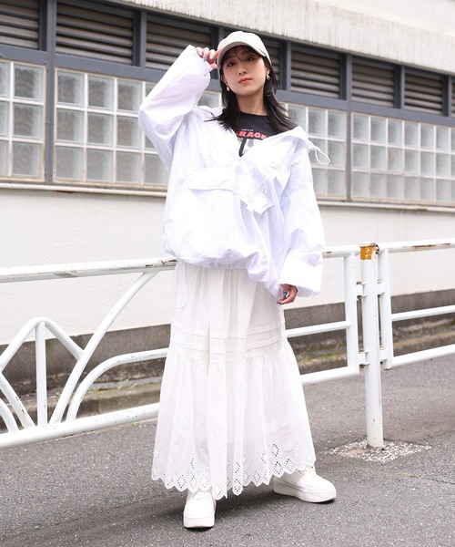 NUN(エヌユーエヌ)の「NUN 刺繍キャップ(キャップ・レディース・ベージュ/ネイビー・FREE)」の15枚目の写真