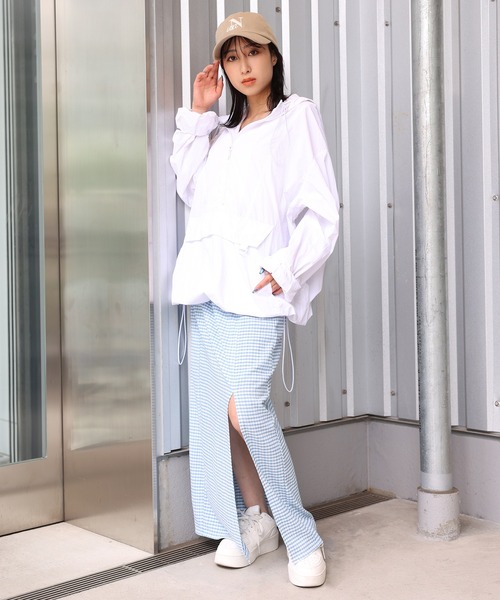 NUN(エヌユーエヌ)の「NUN 刺繍キャップ(キャップ・レディース・ベージュ/ネイビー・FREE)」の20枚目の写真