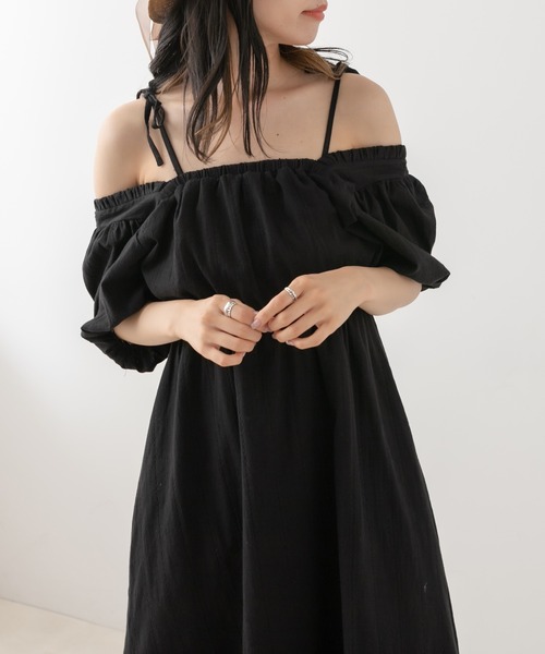 OLIVE des OLIVE（オリーブデオリーブ）の「セットワンピース（ワンピース・レディース・ブラック/オフホワイト/イエロー/オレンジ・FREE）」の13枚目の写真