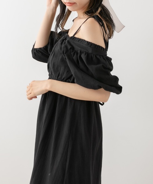 OLIVE des OLIVE（オリーブデオリーブ）の「セットワンピース（ワンピース・レディース・ブラック/オフホワイト/イエロー/オレンジ・FREE）」の14枚目の写真