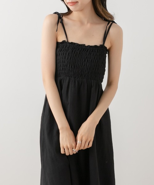 OLIVE des OLIVE（オリーブデオリーブ）の「セットワンピース（ワンピース・レディース・ブラック/オフホワイト/イエロー/オレンジ・FREE）」の17枚目の写真