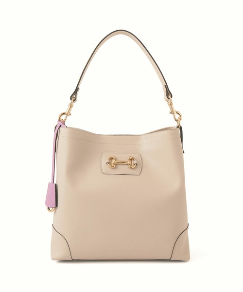 ✨️美品✨️ アナイ ショルダーバッグ スクエアショルダーバッグ 肩掛け ベージュ ANAYI（アナイ）の「スクエアショルダー バッグ（トートバッグ