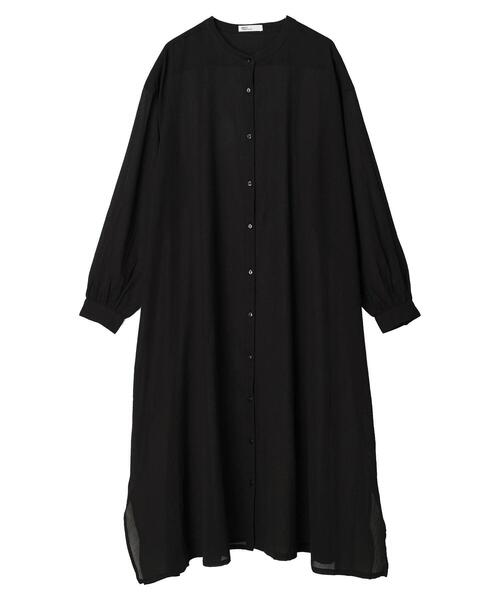 CRAFT STANDARD BOUTIQUE(クラフトスタンダードブティック)の「羽織りワンピース *◆(ワンピース・レディース・ブラック/ベージュ・FREE)」の4枚目の写真