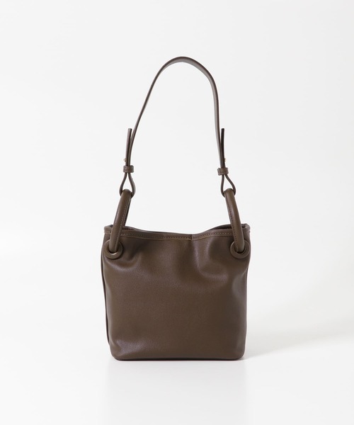 URBAN RESEARCH（アーバンリサーチ）の「リングハンドル2WAYバッグ（ハンドバッグ・レディース・ブラウン/アイボリー・-）」の8枚目の写真