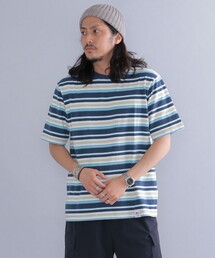 SHIPS | RE...SHIPS: USコットン サーフ ボーダー Tシャツ(Tシャツ/カットソー)