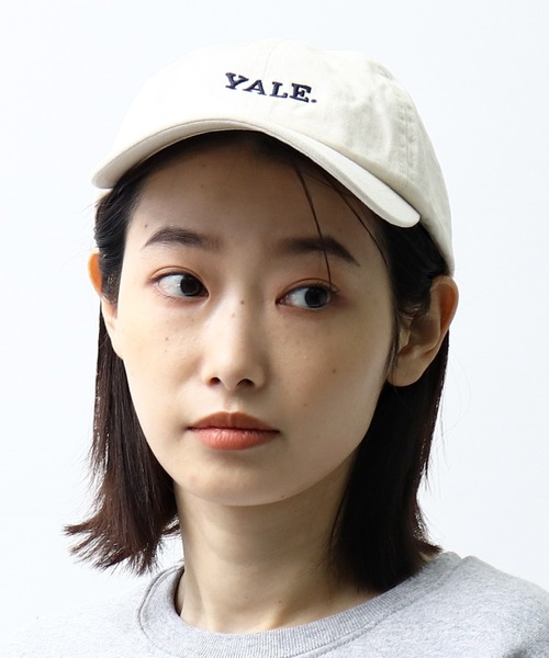 salle de bal（サルデバル）の「Yale University イェール大学 キャップ YALE BLOCK LOGO CAP（キャップ・レディース・アイボリー・1）」の5枚目の写真