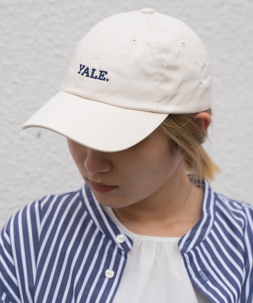 salle de bal（サルデバル）の「Yale University イェール大学 キャップ YALE BLOCK LOGO CAP（キャップ・レディース・アイボリー・1）」の6枚目の写真