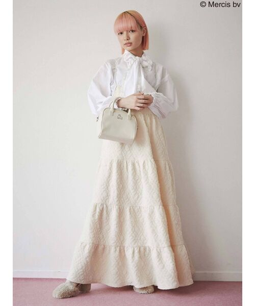 merry jenny（メリージェニー）の「うさぎのミニボストンバッグ（ボストンバッグ・レディース・ブラック/アイボリー・FREE）」の8枚目の写真