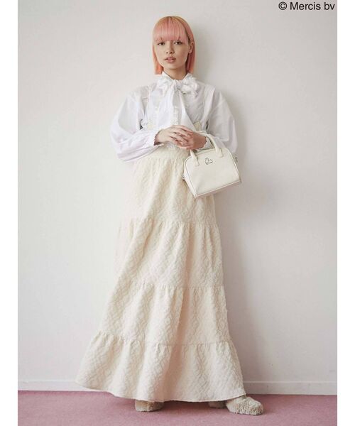 merry jenny（メリージェニー）の「うさぎのミニボストンバッグ（ボストンバッグ・レディース・ブラック/アイボリー・FREE）」の9枚目の写真